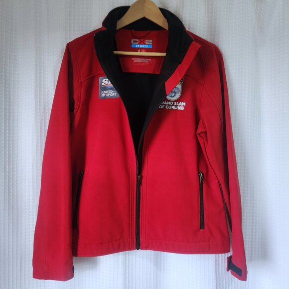 Helsa Jacket Grand Slam of Curling Women's Large SN United by Sports Red - Picture 2 of 13